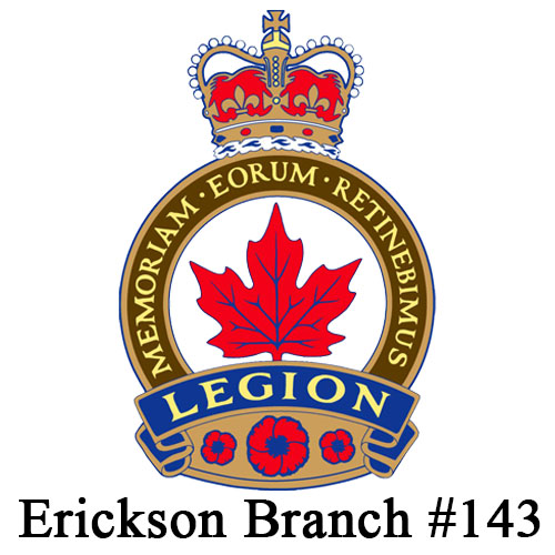 Royal Canadian Legion Erickson Branch #143